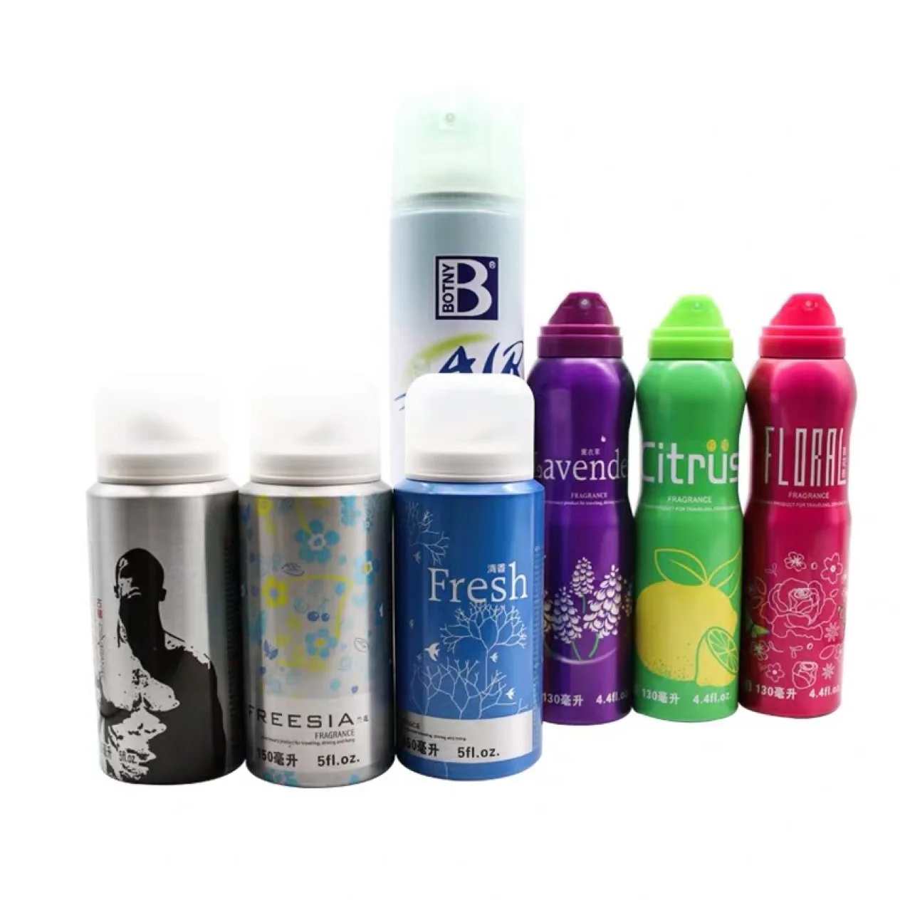 Custom brand colorful printing aluminum aerosol can supplier professional spray can