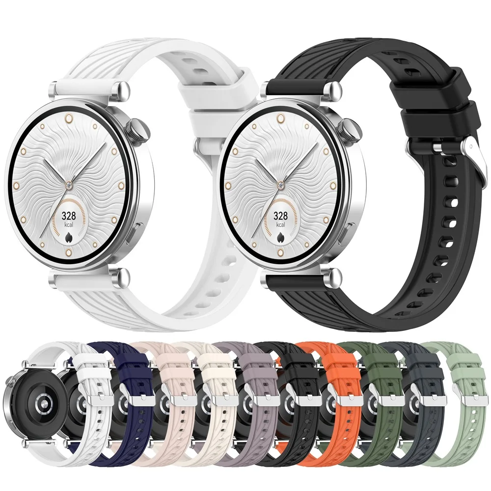 New 18/20/22mm Universal Soft Silicone Watchband For Huawei GT5 Silicone watch strap For samsung galaxy watch7 6 5 silicone band