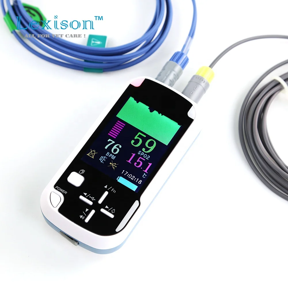 Lexison Veterinary Equipment PPO-G2V Handheld Veterinary use Pulse Oximeter for pet animal use