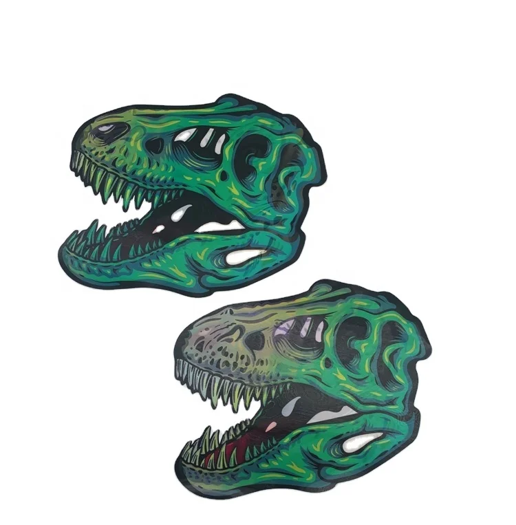 OEKO-TEX BSCI factory China wholesales 3D  animal design lenticular patch lenticular print lenticular sticker for clothing