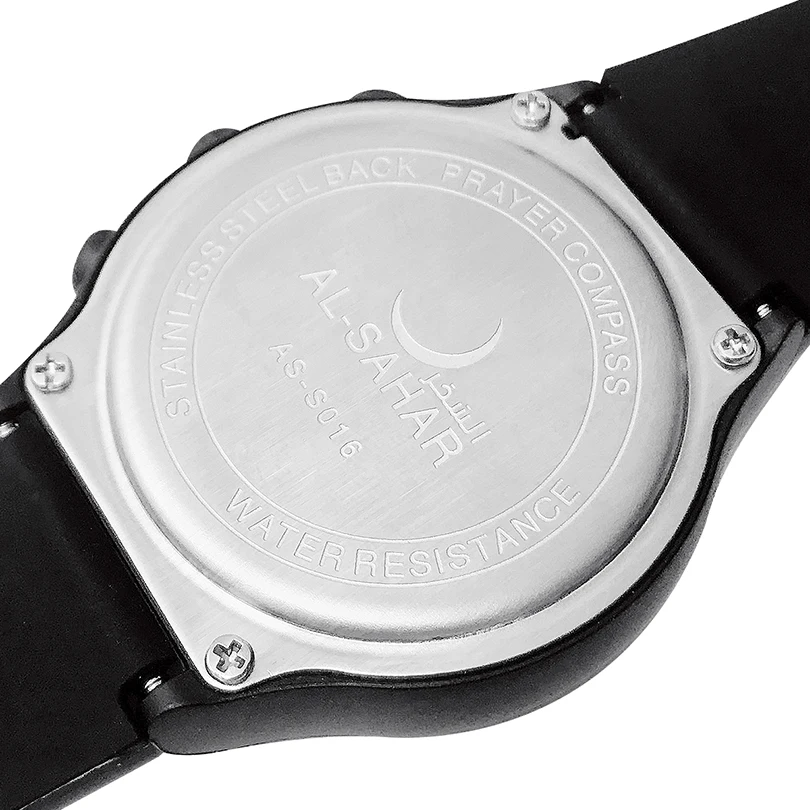 Мусульманские часы Azan для молитвы с Qibla компасом адхан будильник Hijri календарь исламский Al Harameen Fajr наручные часы арабские часы