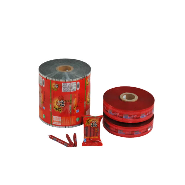 Air And Humidity Resistance  PVDC  Roll Film For Sausage Packaging Smoked Boiled Steamed Sausage