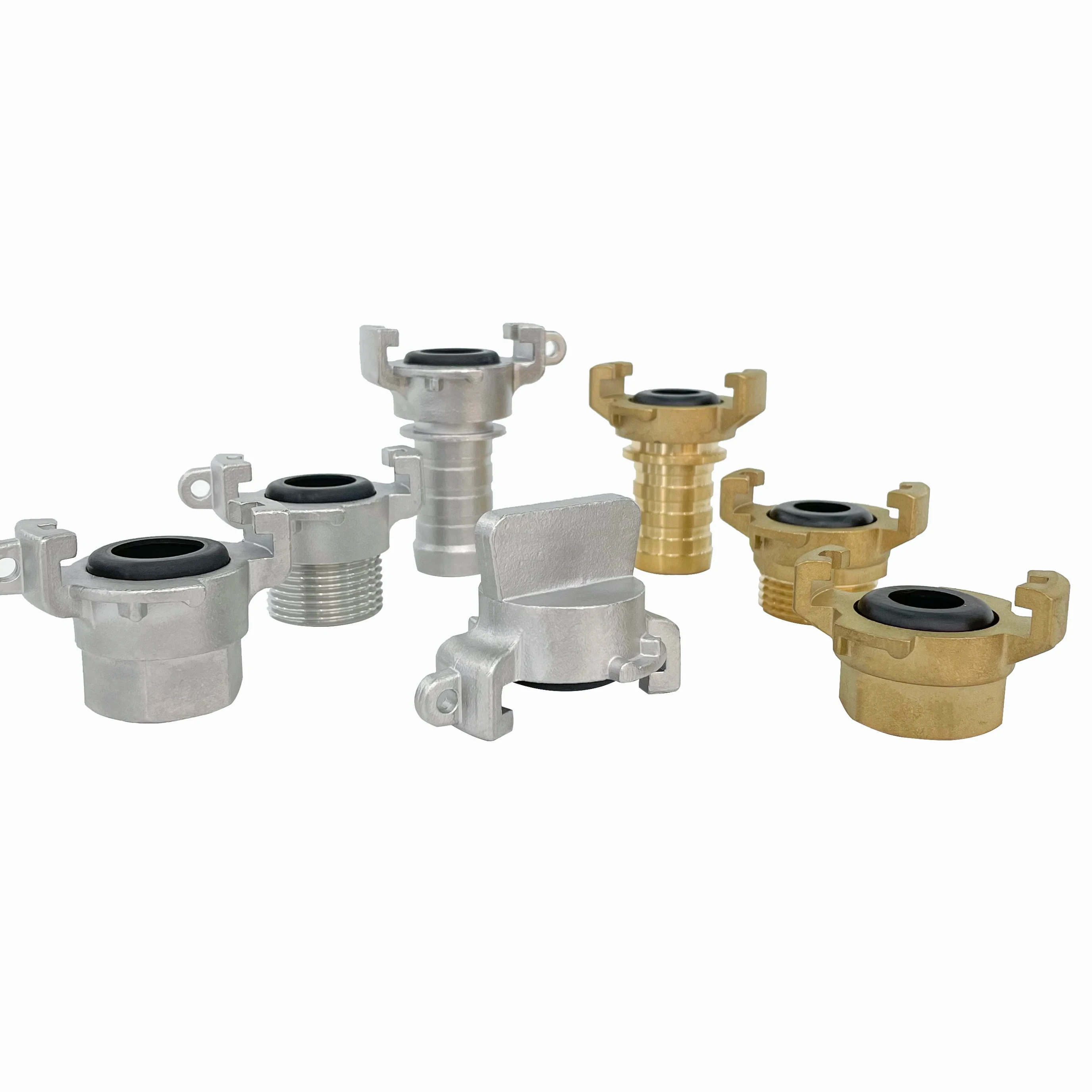 French air connector NF E29573 inner screw female thread claw quick clip hose connector Stainless steel casting or Brass