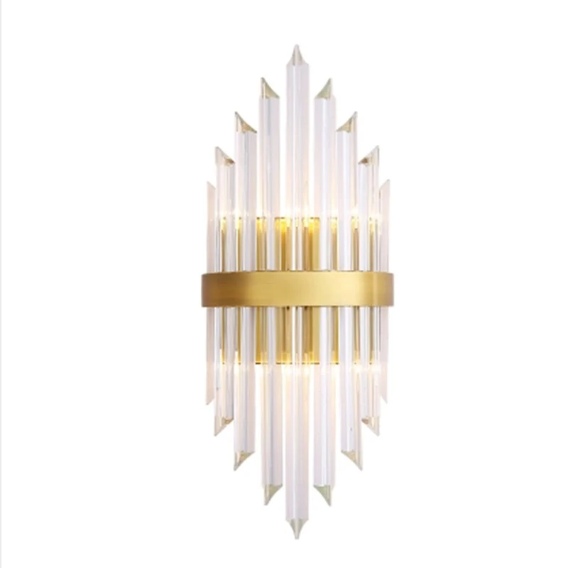 Creative E14 crystal bedside lamp led wall light  living room aisle lights wall lighting
