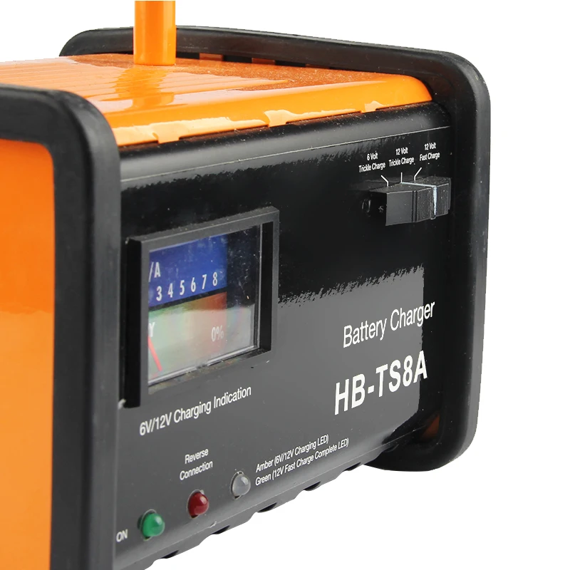 LCD Display Automatic Smart Battery Maintainer with Pulse Repair Car Battery Charger 12V 24V for Car