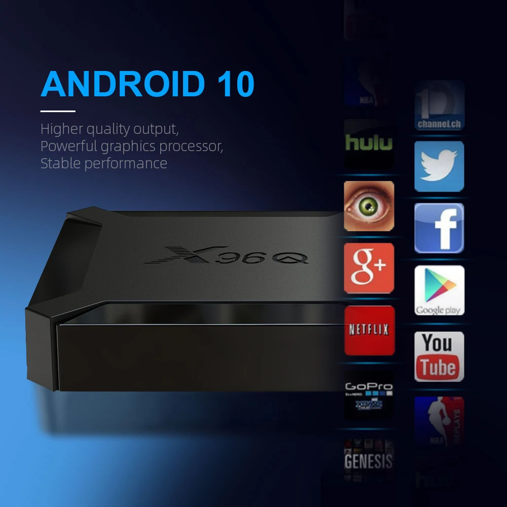 Topleo самая дешевая заводская цена Allwinner H313 2 ГБ 16 smart tv box android 10 0 приставка X96Q