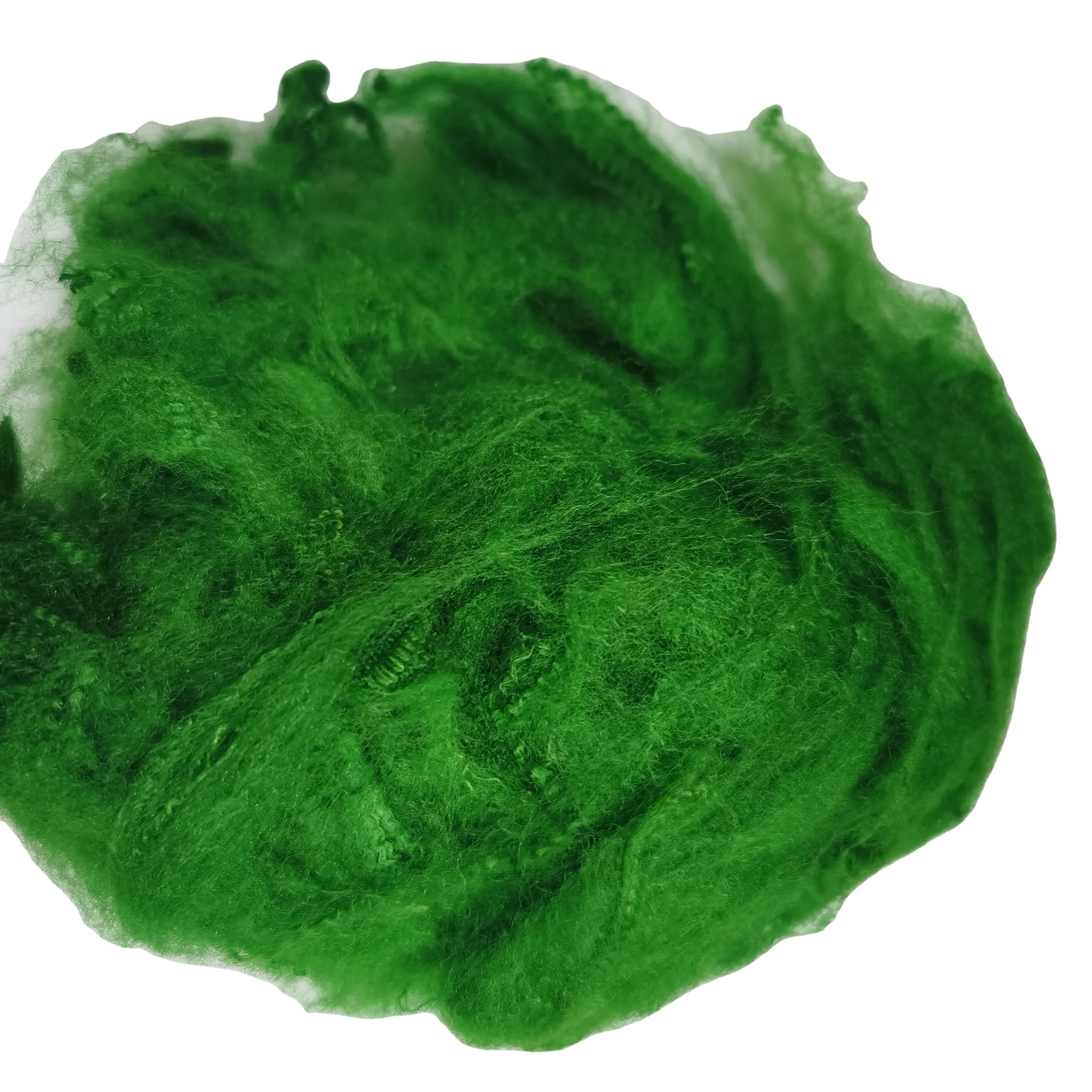 GRS certified Dope Dyed Polyester Staple Fibre PSF 1.5D *38MM