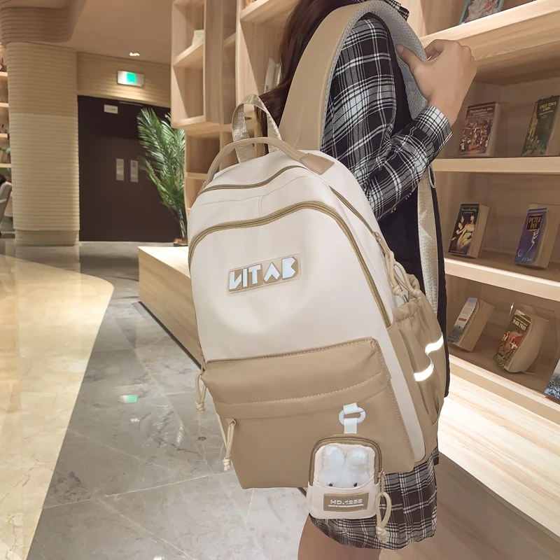 OMASKA Custom Casual Waterproof School Rucksack Unisex Waterproof Durable School Bag