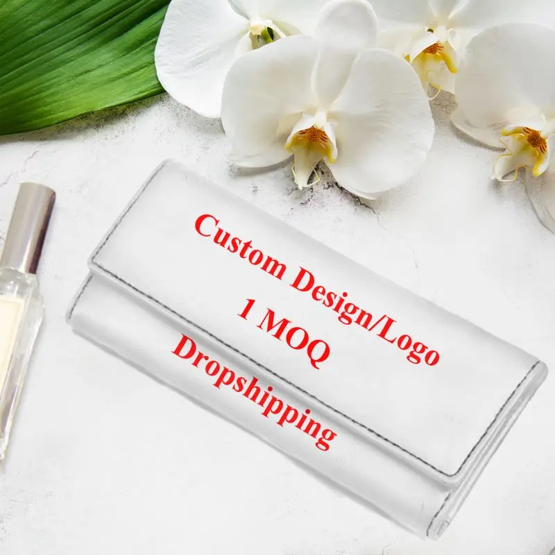 Custom Bandana Pattern Design PU Leather Wallets for Women Wallet Credit Card Multifunction Coin Purse Bag