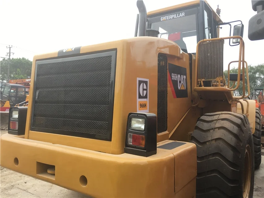 Used wheel loader CAT 966H frond payloader Caterpillar 966 tire
