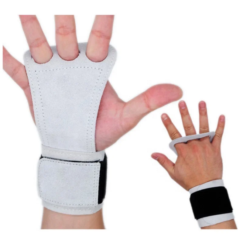 New Riding Three Finger Weightlifting Sports Fitness Thin Section Leather Gloves