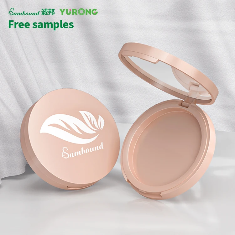 Pressed face powder 12 gr compact powder empty round face cosmetic containers blush cheap empty compact powder container