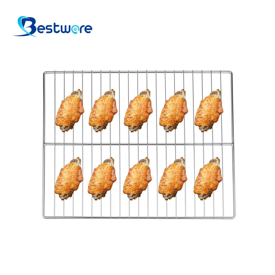 Smoke Free Pizza Tray Stand Stainless Steel Mesh Guangdong Wire Grill Barbecue Inox Bakery Baking Cake Cooling Rack