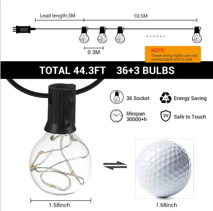 E26 E27 2W 4W 2200K Warm Light Antique Decorate Edison Type Lamp Vintage LED Light Decoration Bulb