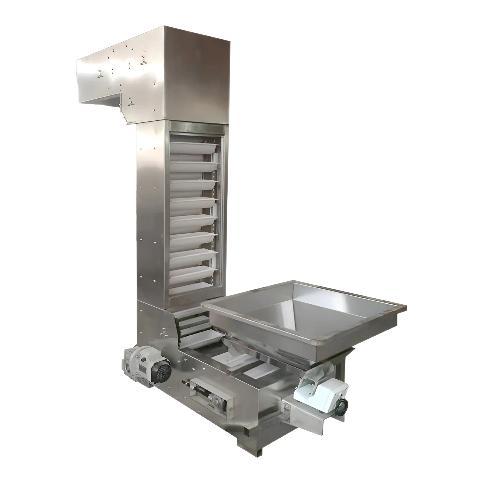 Automatic Vertical Z Type Bucket Elevator Skirt Lift Hopper Conveyor Belt System Bucket Elevator for Truck Loading