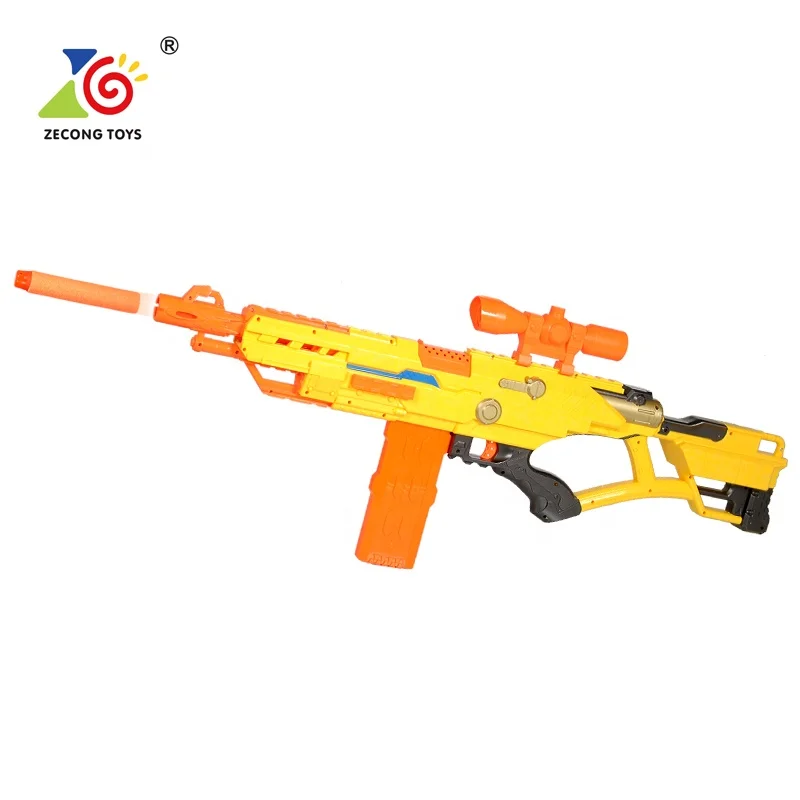 Детский автоматический пистолет для игр на открытом воздухе, электронный пистолет с мягкими пулями, игрушечный пистолет для Дартс (62312117075)