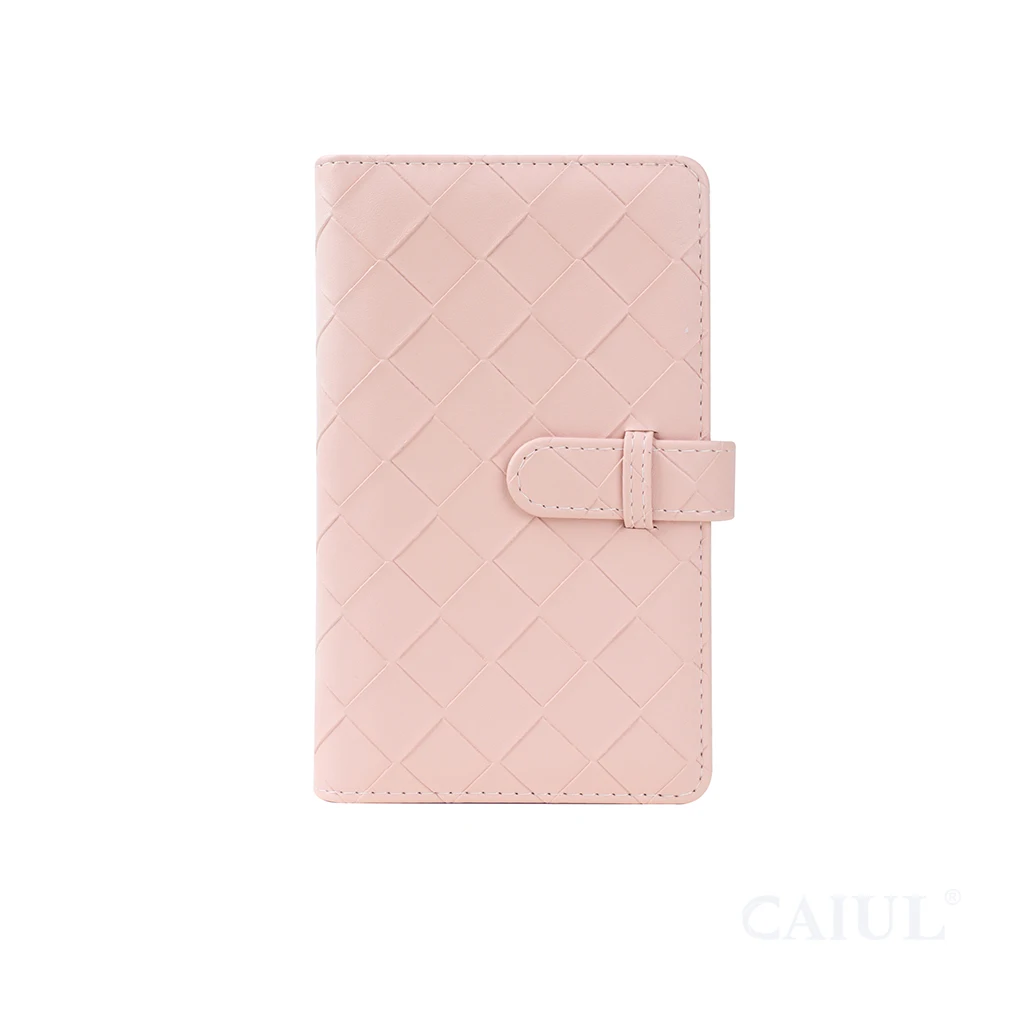 Pink Black Woven Pattern Home Decor Album Photo Weeding PU Leather mini photo album for fujifilm instax mini 11 flim