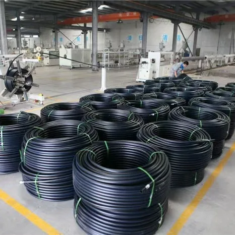 Diameter 50mm 63mm 32mm  3 Inch 2 Inch Black Plastic Pe Water Pipe Roll 100m 200m and 300m Hdpe Roll Pipe for Water Supply