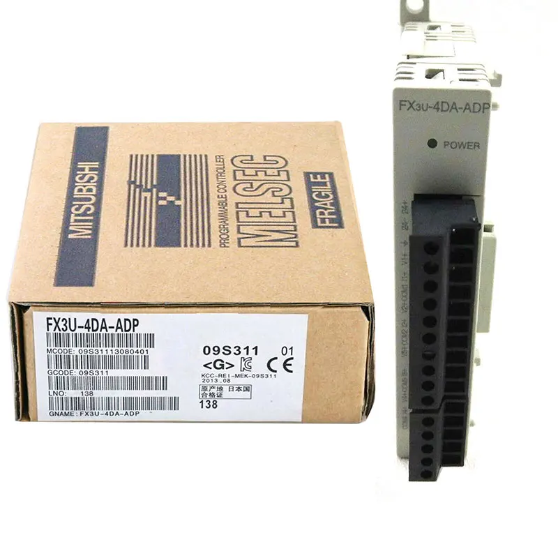 FX3U-4DA-ADP PLC FX3U Analog output module Mitsubishi Electric In stock best price 100% New and Original FX3U4DAADP