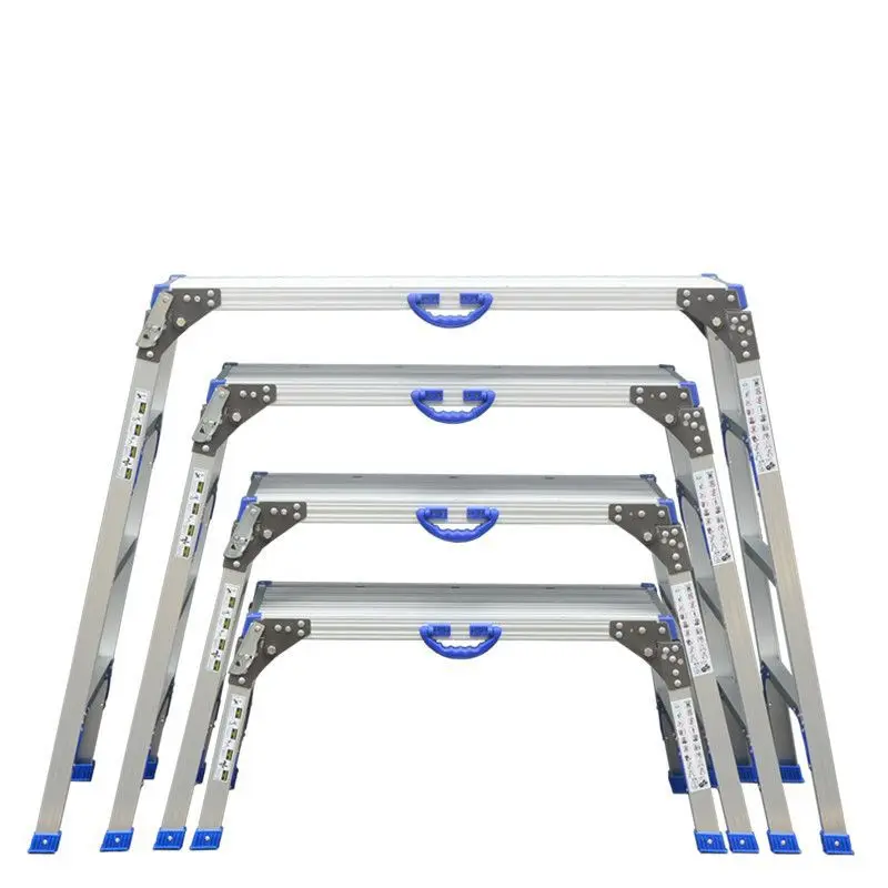 Aluminum Platform Drywall Step up Folding Work Bench Stool Ladder Step Ladder Stool