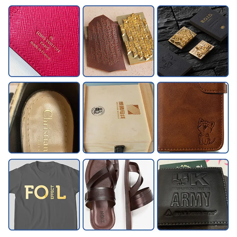 Small Desktop Pneumatic Hot Stamping Machine, Leather Packaging Logo Hot Pressing Hot Stamping Machine