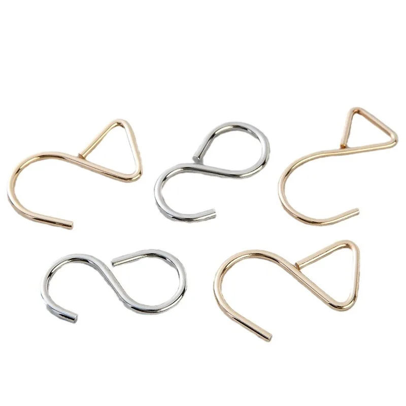 Stainless Steel Hanger S Hooks with Nickel Plating Sliver Metal with Plain Finish