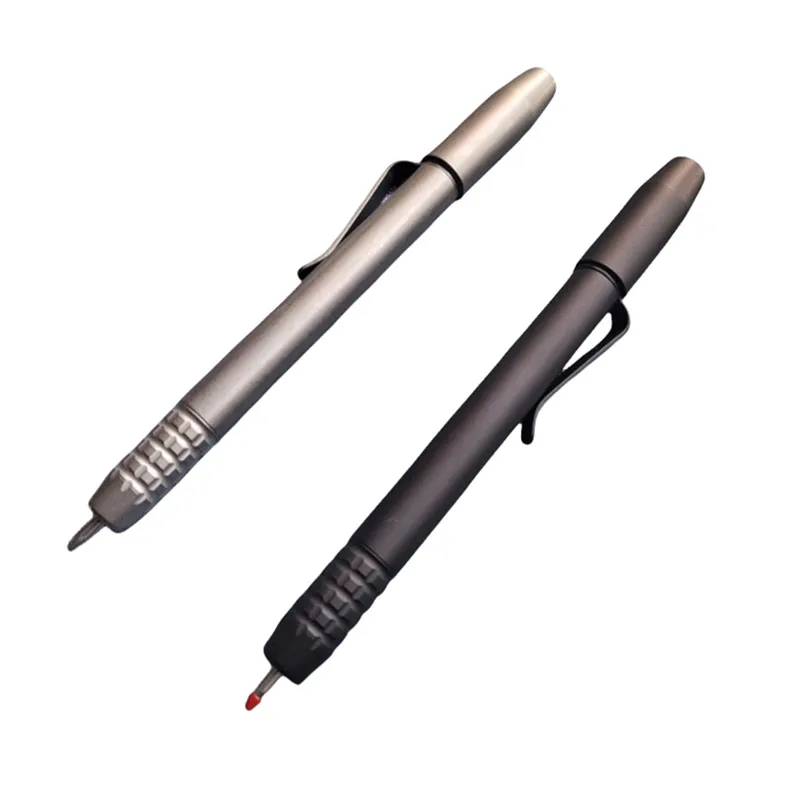 Titanium Pen with Matte Black color and Stone wahed Color