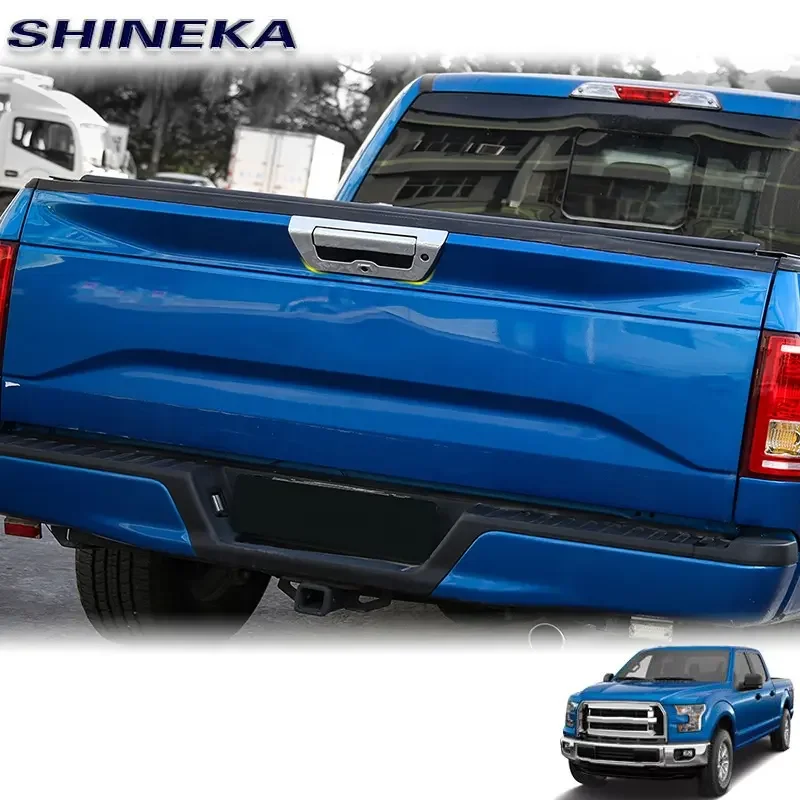 Car Styling ABS Trunk Door Handle Trim Tail Gate Cover for Ford F150 2015-2020