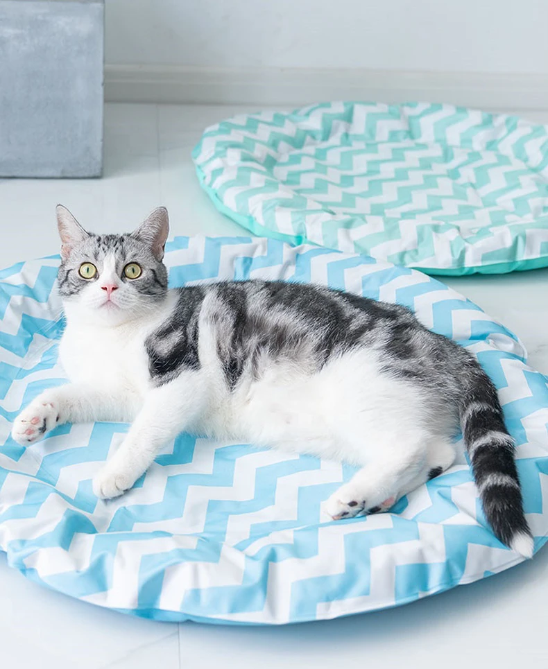 Summer Cooling Mat Sleeping Pad Various Sizes Printed Design for Dog Travel