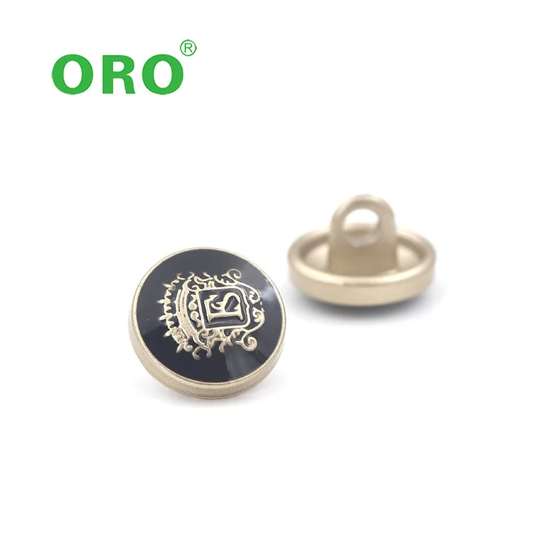 Button Manufacturer Custom Metal Sewing Shank Button Round Shape  Half Ball Shank Button