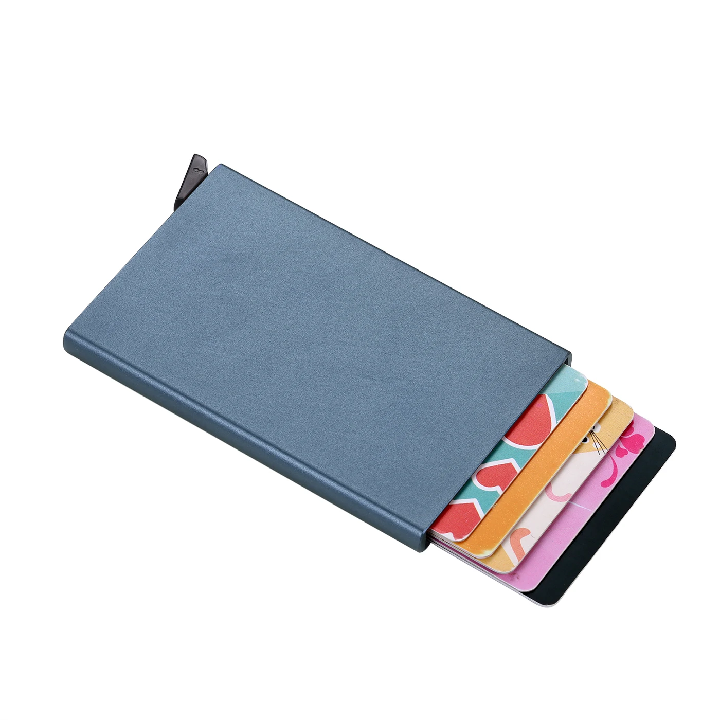 Оптовая Прямой Завод Оптовая RFID Блокировка Металла Pop up Кредитная карта держатель кошелька