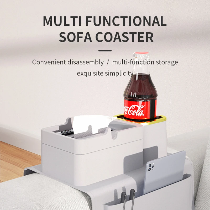Functional Silicone Sofa Coaster Non Slip Cup Holder Soft Drink Cup Holder For Sofa Coffee Drinks Controller Cup Holder