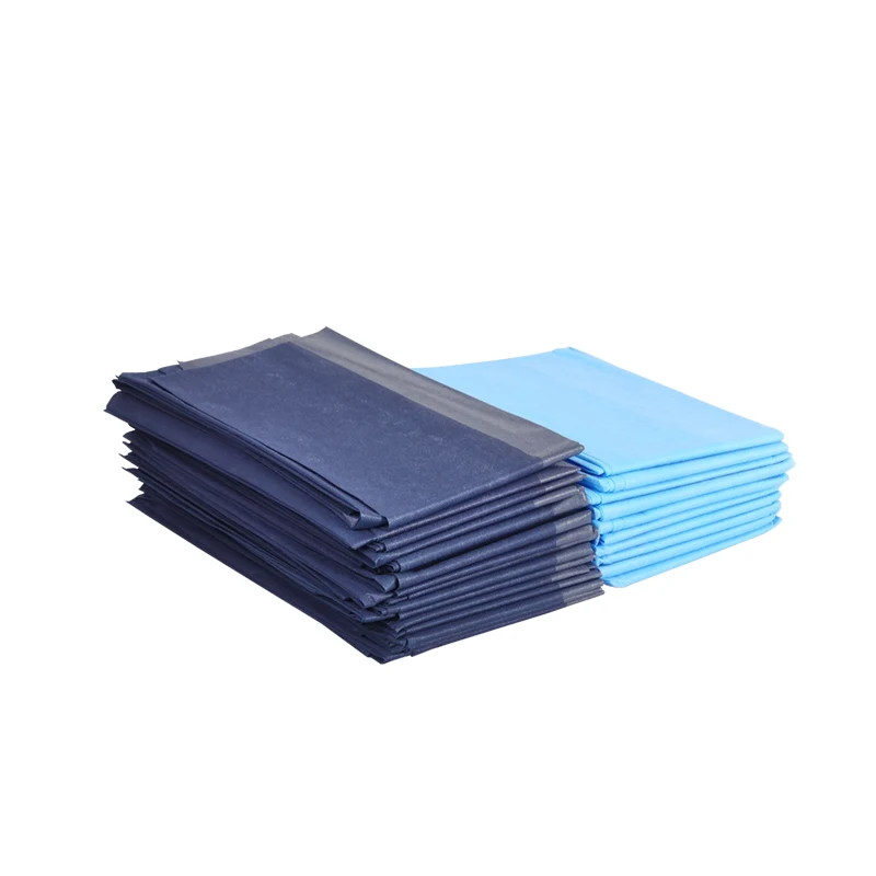 European standard  polypropylene spunbond nonwoven fabric elastic band nonwoven disposable  blue hospital bed sheet