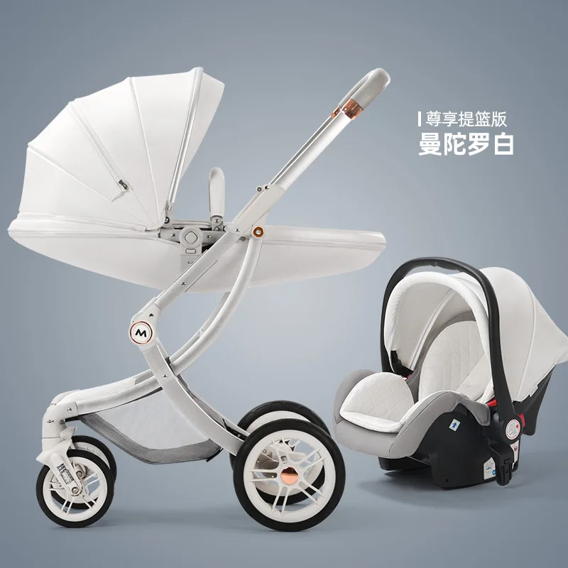 New Design Door to Door Delivery Big Wheels Pushchair Baby Stroller 3 in 1 With Fast Shipping Baby Carriage Combo