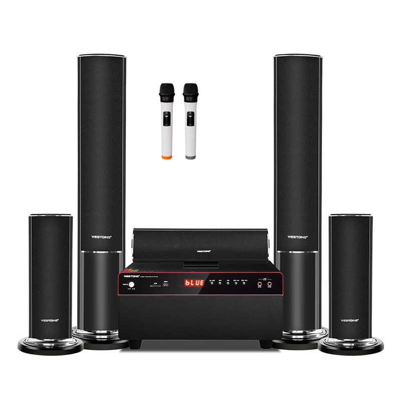  Vofull Беспроводная Hifi Super Bass караоке Большая музыка DVD Soundbar динамик система для cine en casa 5 1