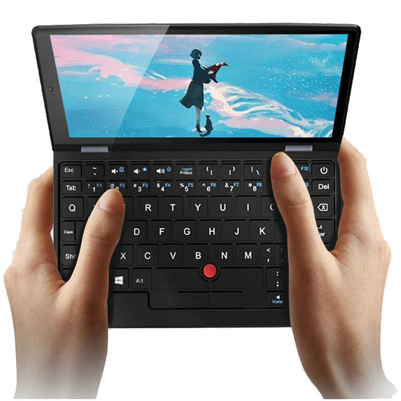 NEW ARRIVAL W7 mini Pocket Laptop Intel Celeron J4125 12GB 256GB 7 inch computer custom logo Notebook mini laptop pc