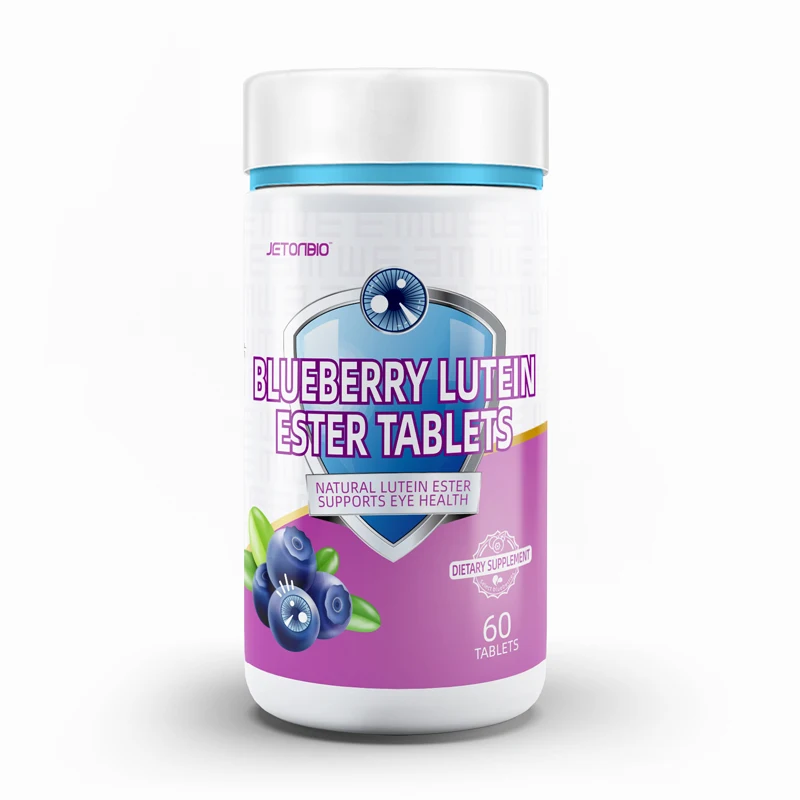 Прессованные конфеты, конфеты, жевательные, шипучие таблетки, Черничный лютеиновый эфир с дополнительной защитой зрения, OEM, на заказ