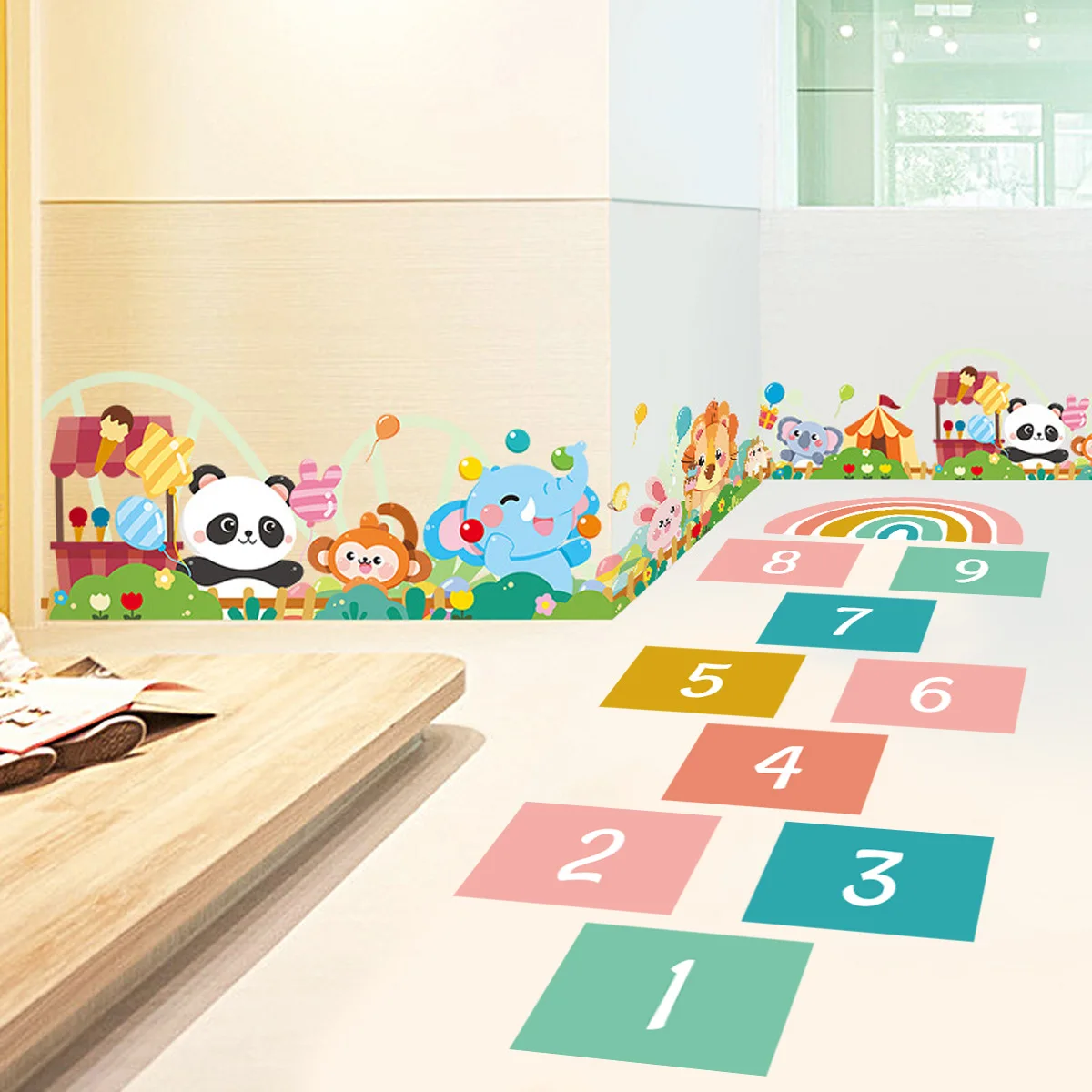 Children Education Wall Sticker For Bedroom Home Kids Stickers 100 Pcs