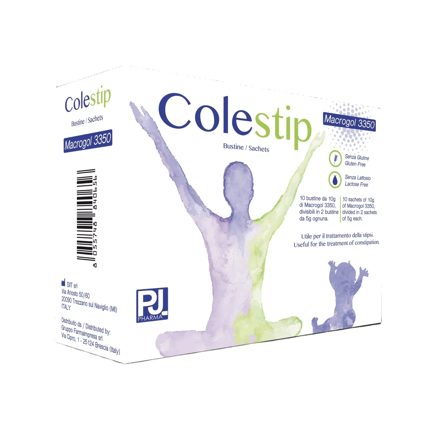 Top Quality Medical Device for constipation non invasive laxative COLESTIP from Italy