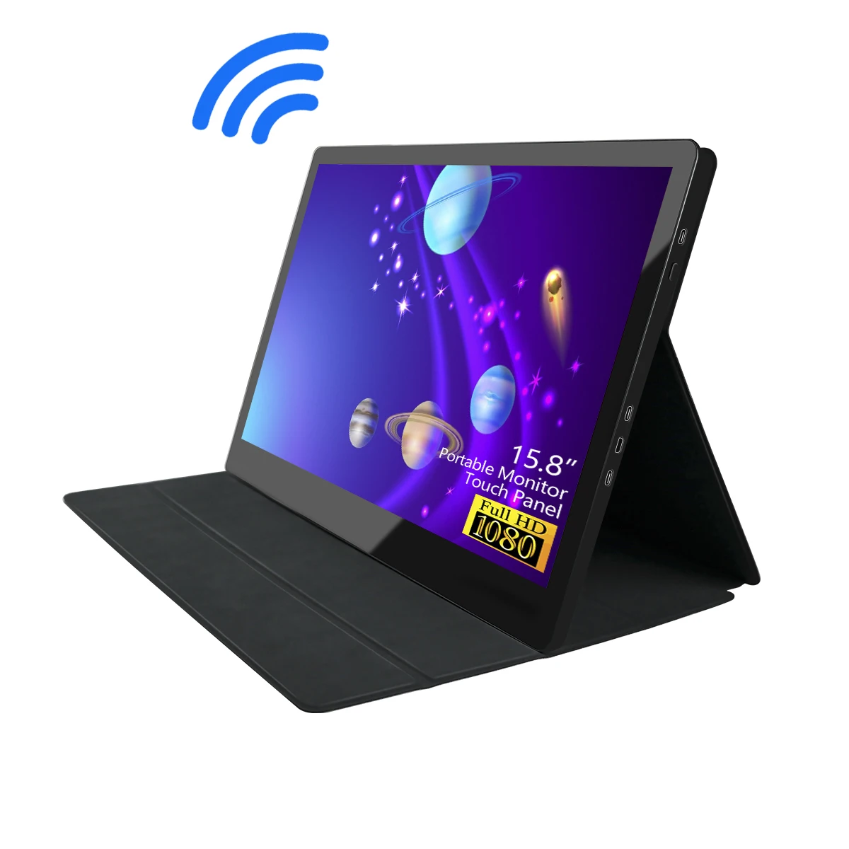 10000mAh аккумулятор беспроводной 15,6 дюймовый IPS USB C Портативный сенсорный монитор с wifi