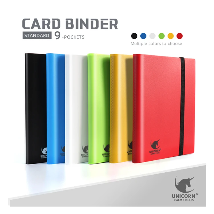 CB003 Custom Trading Card Binder, 9 Pockets PP Card Album Binder Sleeves