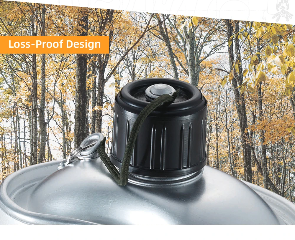 Factory Price Lightweight Aluminum Camping Picnic Wholesale Water Canteen Mess Kit Cup