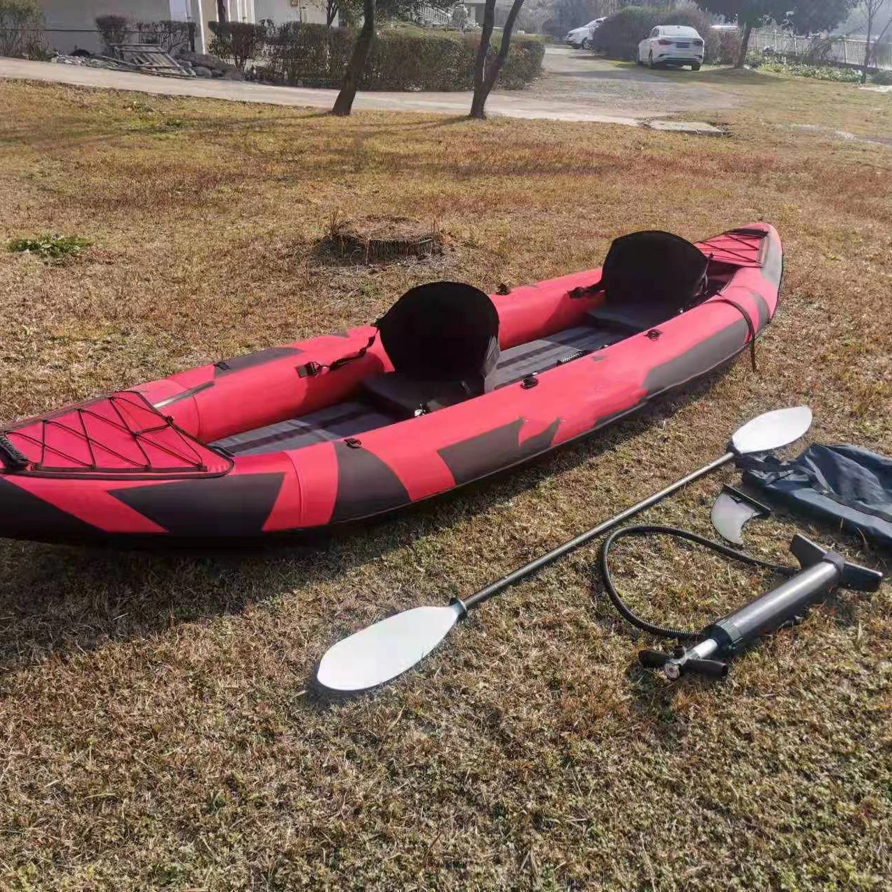 2022 Popular Customized 3 seats Fishing Kayak Inflatable Fishing kayak