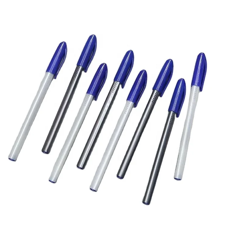 2022 Cheap Simple Laser Acupuncture Ball Pen with Pen-Cap Plastic Ballpoint Pen