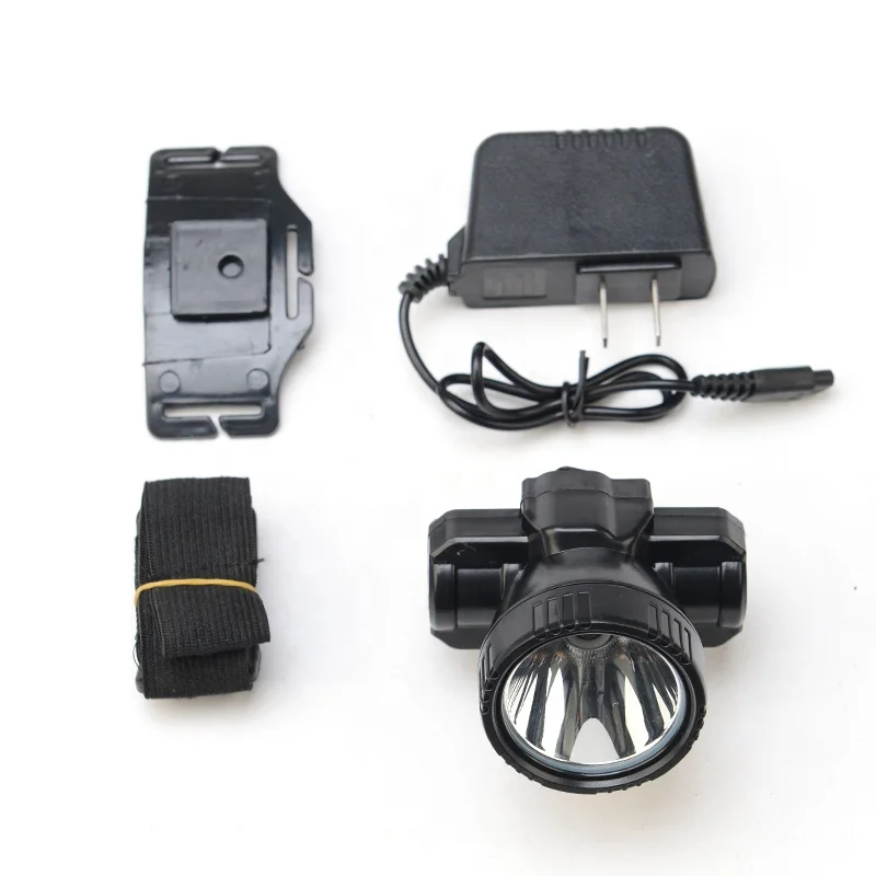 New Factory Camping Headlight Small Battery Headlamp Outdoor