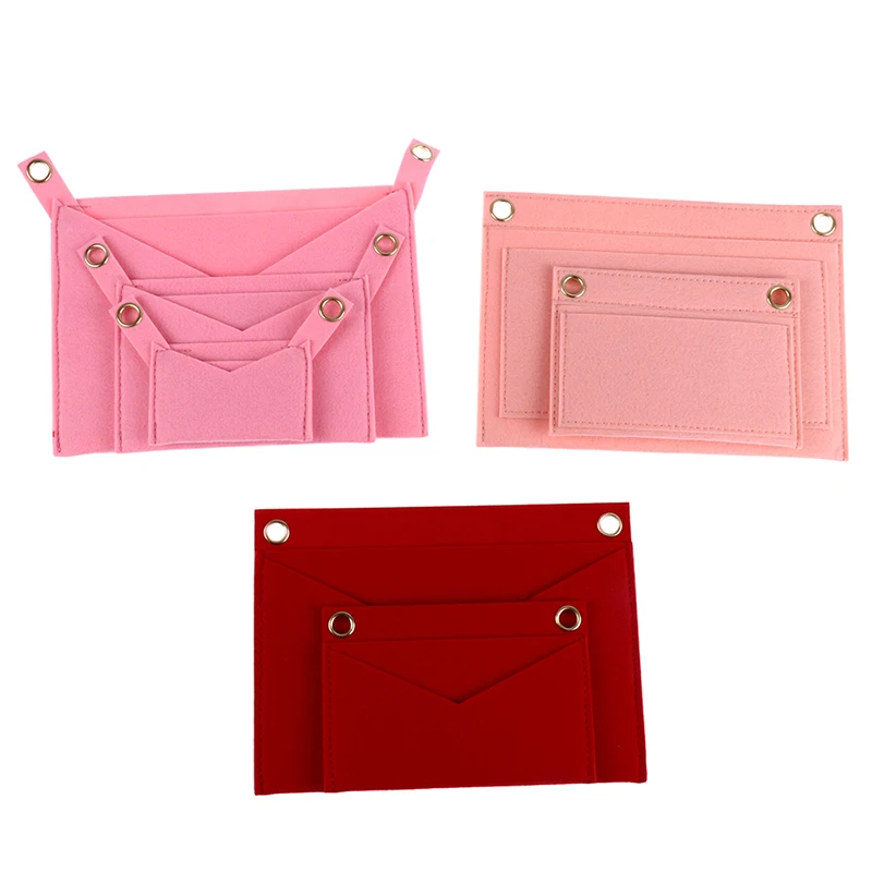 Simple  Felt Organizer Insert  With Luxury Bag Felt Organizer bag insert
