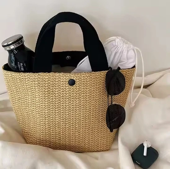 Summer beach New Style Bolsos De Mujer Light Beach Bags Easy To Carry Luxury Handbag Straw Bag for women