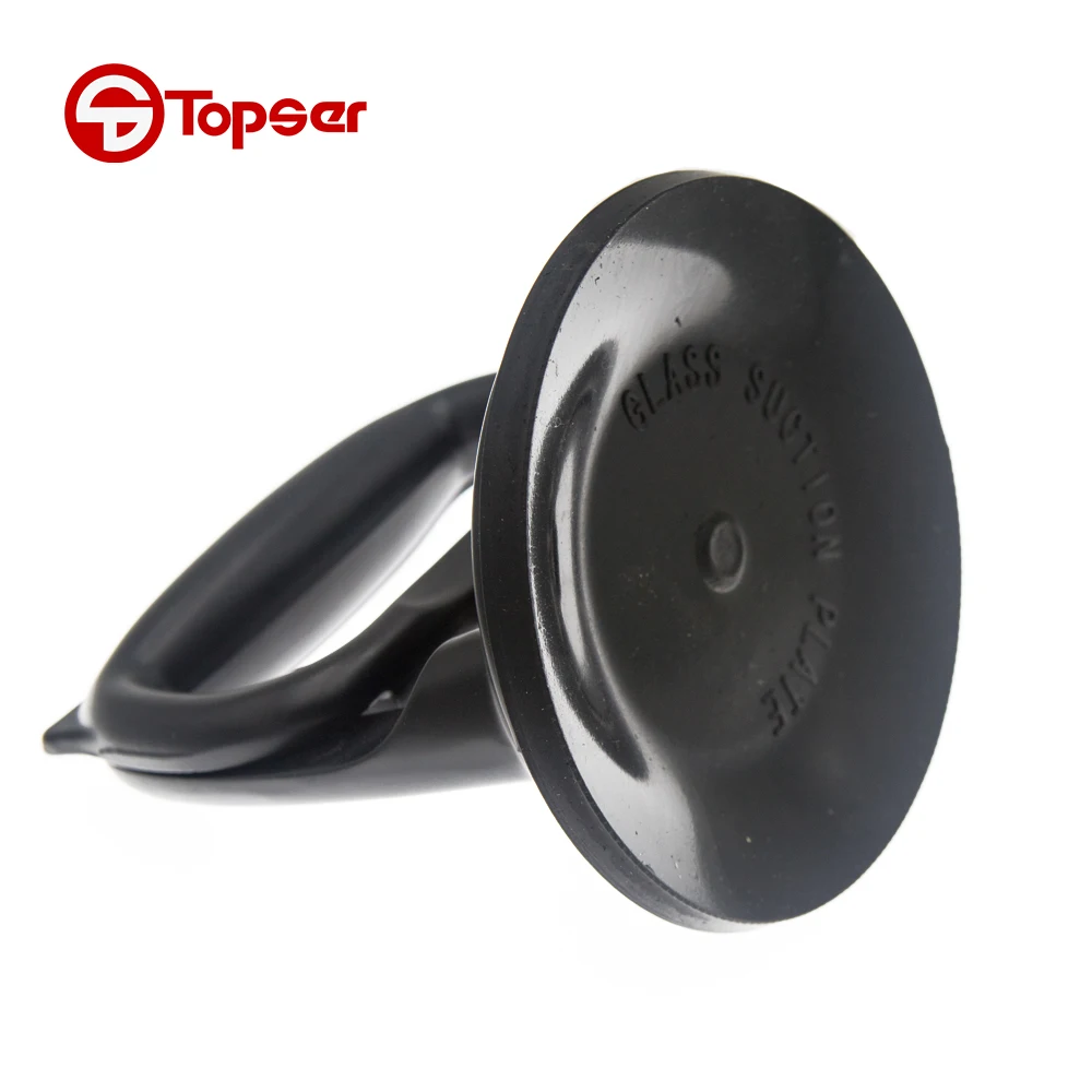 
Germany Type Black Color Single Cup Vacuum Glass Suction lifter , Glass Suction Plates cup 