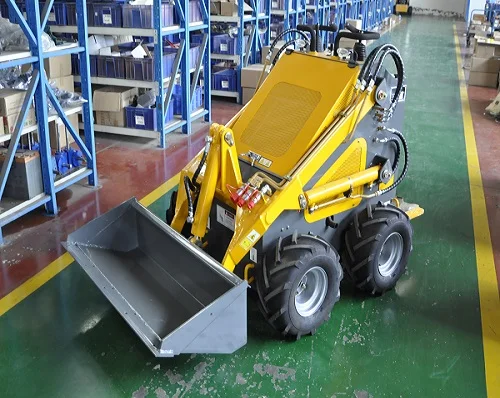 Super Power Diesel Engine  Mini Skid Steer Loader Gasoline Compact Skidsteer Loader Front end loader For Sale