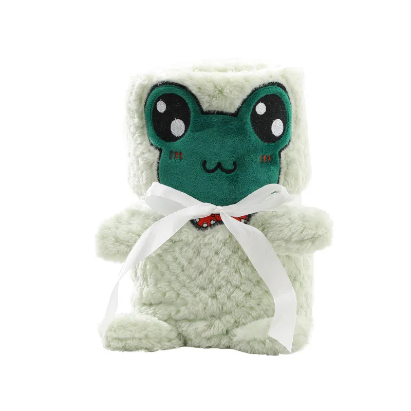 Cute Animal Soft Plush Baby Flannel Fleece Blankets For Newborn